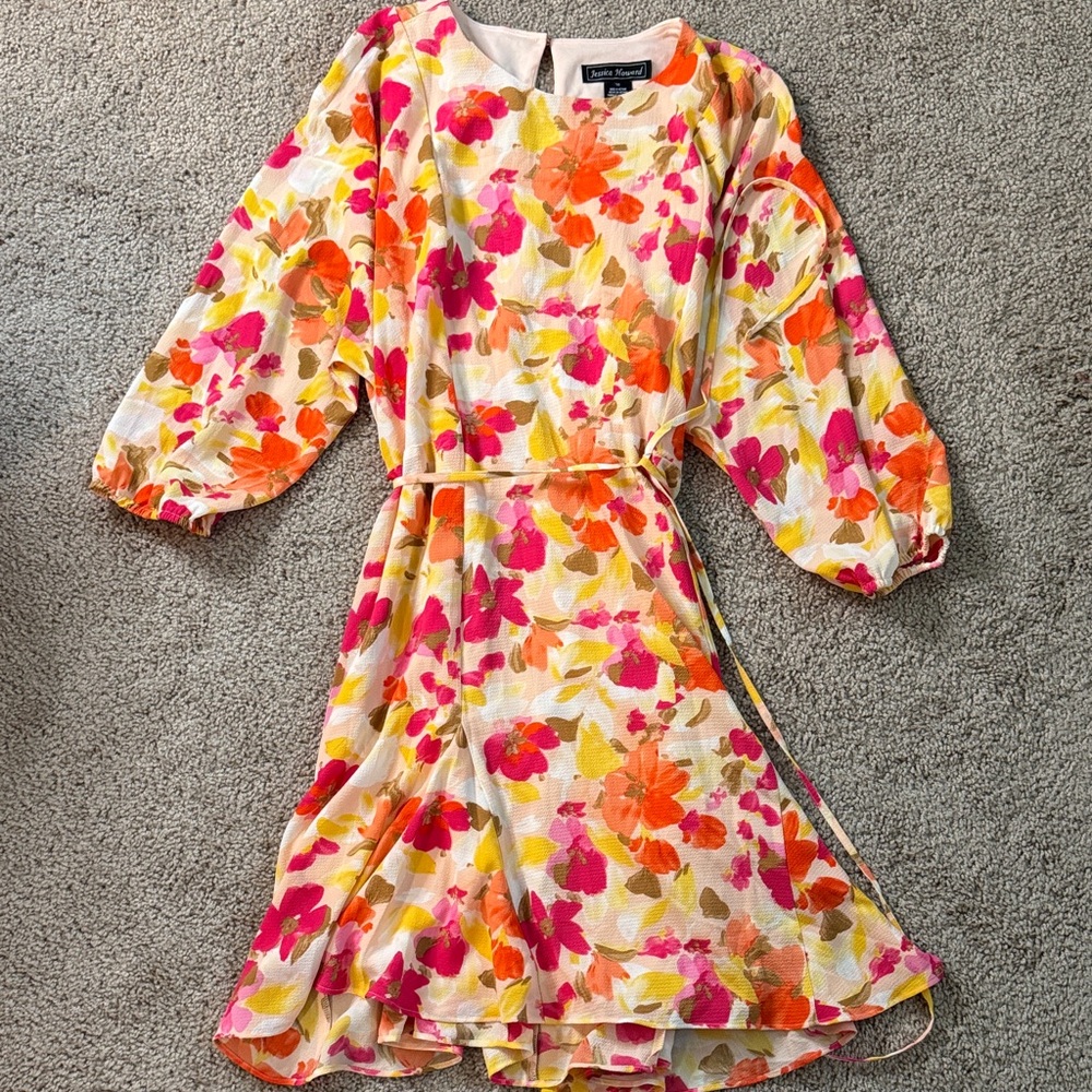 Jessica Howard Multicolor Floral Dress